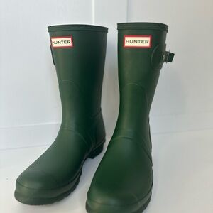 Hunter Original Short Rain Boots - Hunter Green - US 9 - Like New